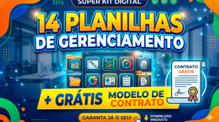 14 PLANILHAS DE GERENCIAMENTO