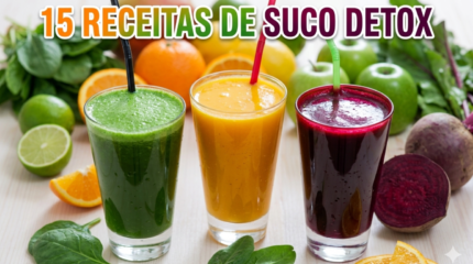 15 RECEITAS DE SUCO DETOX