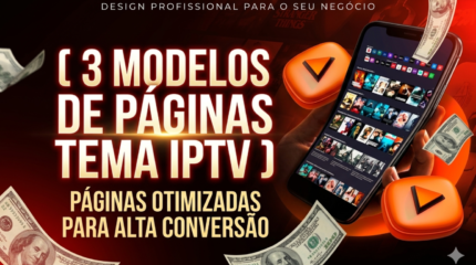 3 MODELOS DE PAGINAS TEMA IPTV
