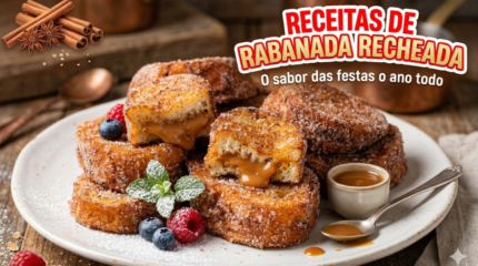 RECEITAS DE RABANADA RECHEADA