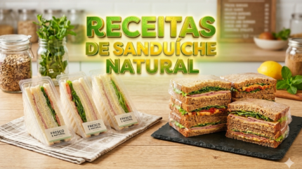 RECEITAS DE SANDUICHES NATURAIS