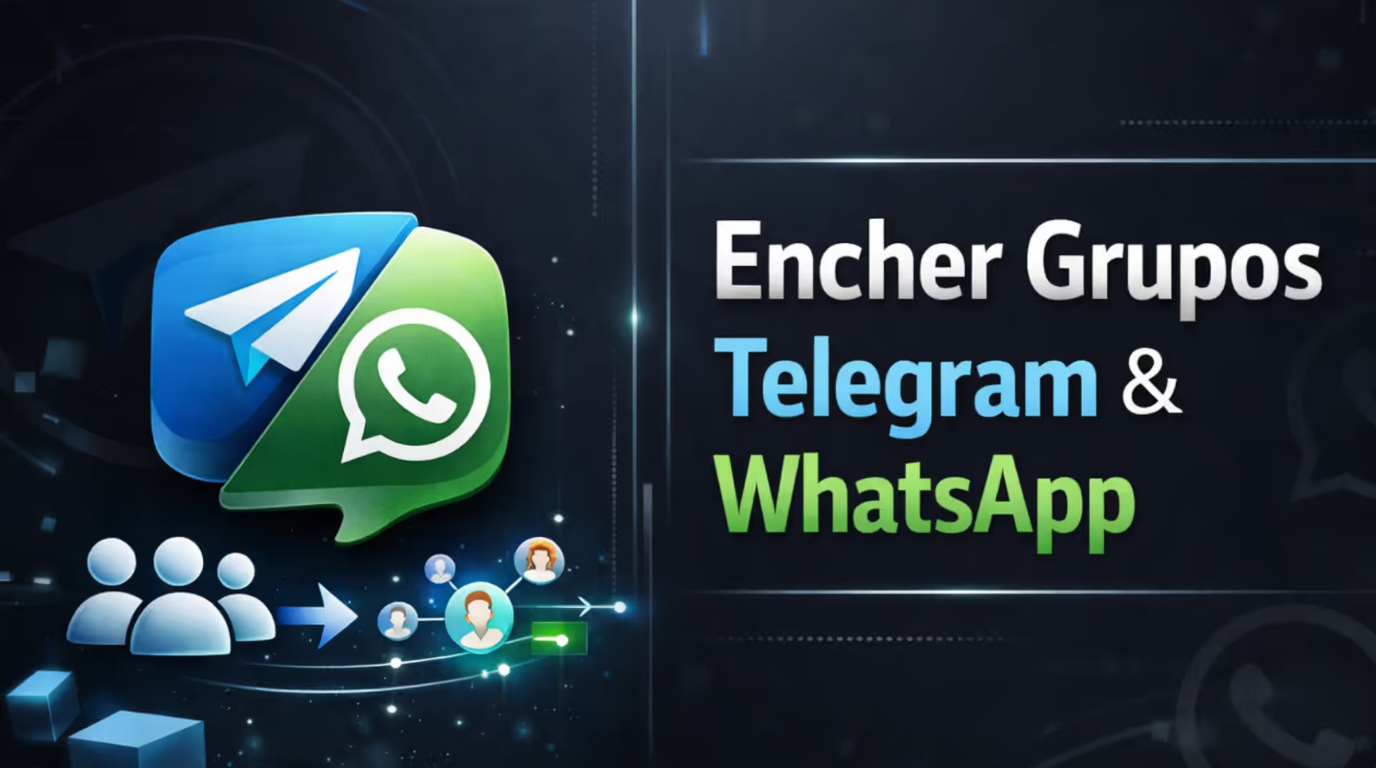 encher grupos wt e telegram