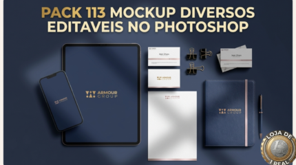 PACK 113 MOCKUP EDITAVEIS NO PSD