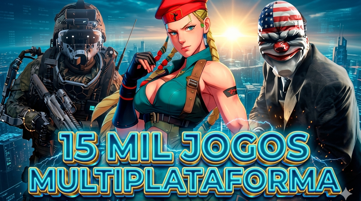 15 MIL JOGOS MULTIPLATAFORMA