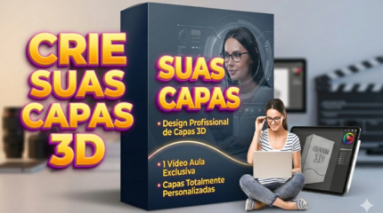 CRIE SUA CAPA 3D