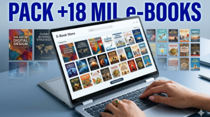 PACK +18 MIL E-BOOKS DIVERSOS