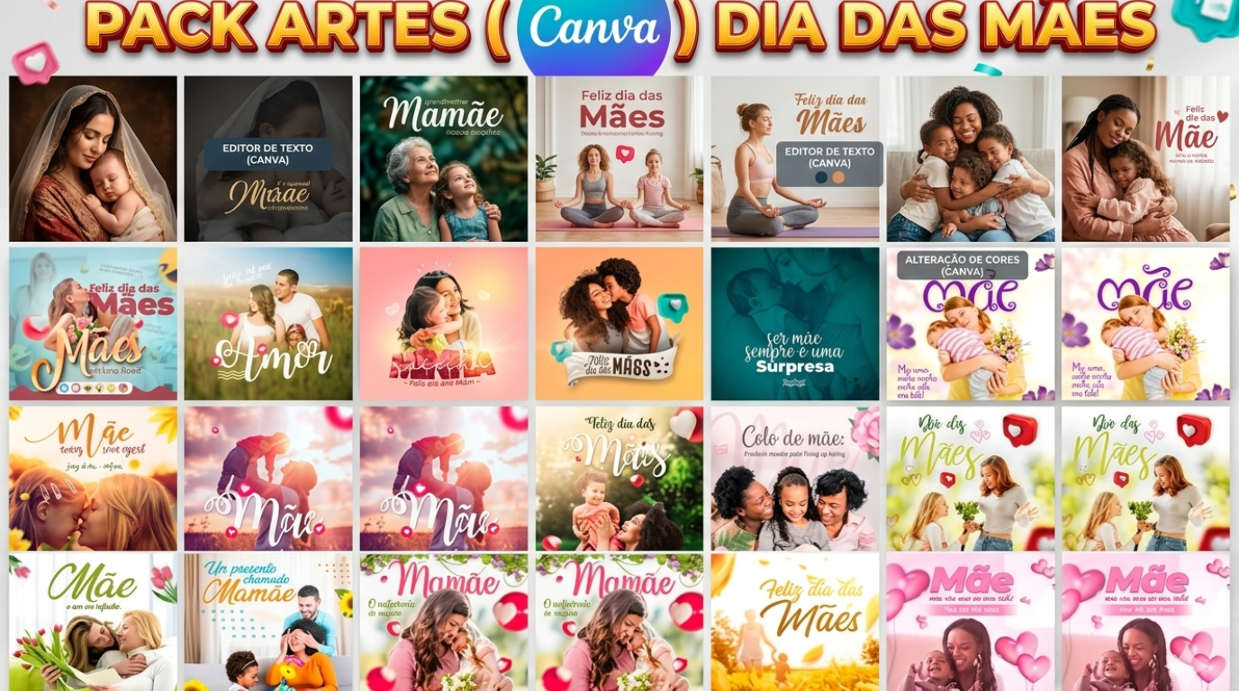 PACK ARTES DIA DAS MÃES