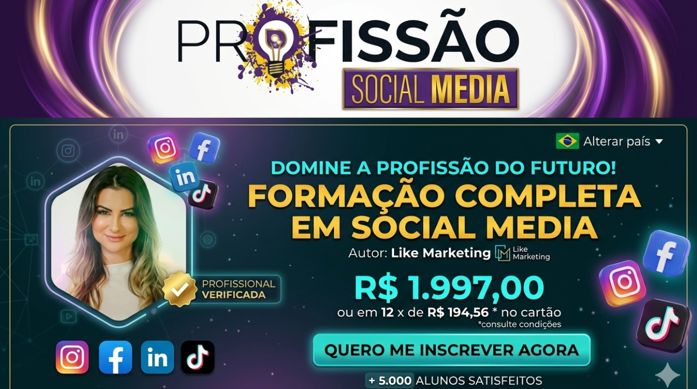PROFISSÃO SOCIAL MEDIA