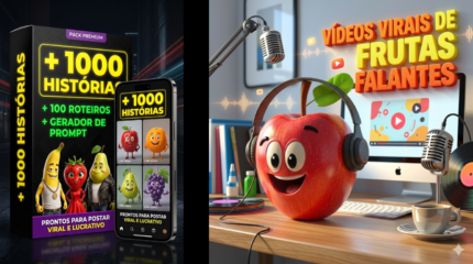 1000 VIDEOS DE FRUTAS FALANTES + BRINDES