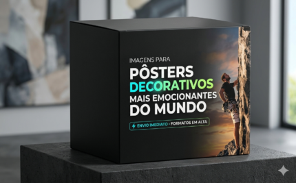 Pack com 7 Imagens Para Posters E Quadros Decorativos Artes