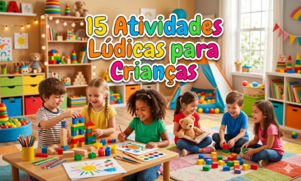 15 ATIVIDADES LUDICAS PARA CRIANÇAS