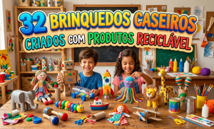 32 BRINQUEDOS CASEIROS