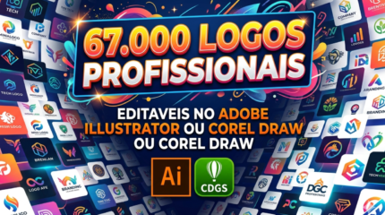 67 MIL LOGOS PROFISSIONAIS 100% EDITAVEIS
